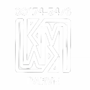 Logotipo de KOSHER en color blanco