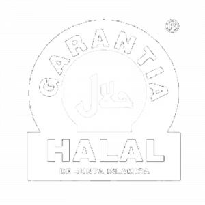 Logotipo HALAL en color blanco