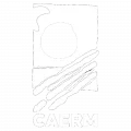 Logotipo de CAERM en color blanco sobre